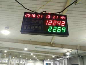 生產車間產量計數(shù)電子看板