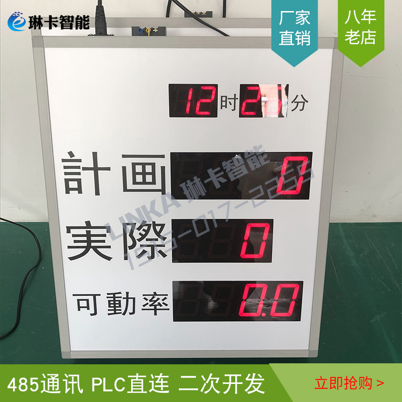 生產(chǎn)計劃電子看板